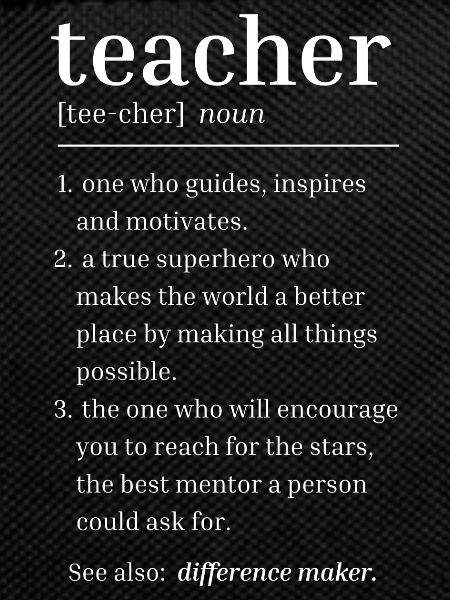 the definition of a teacher