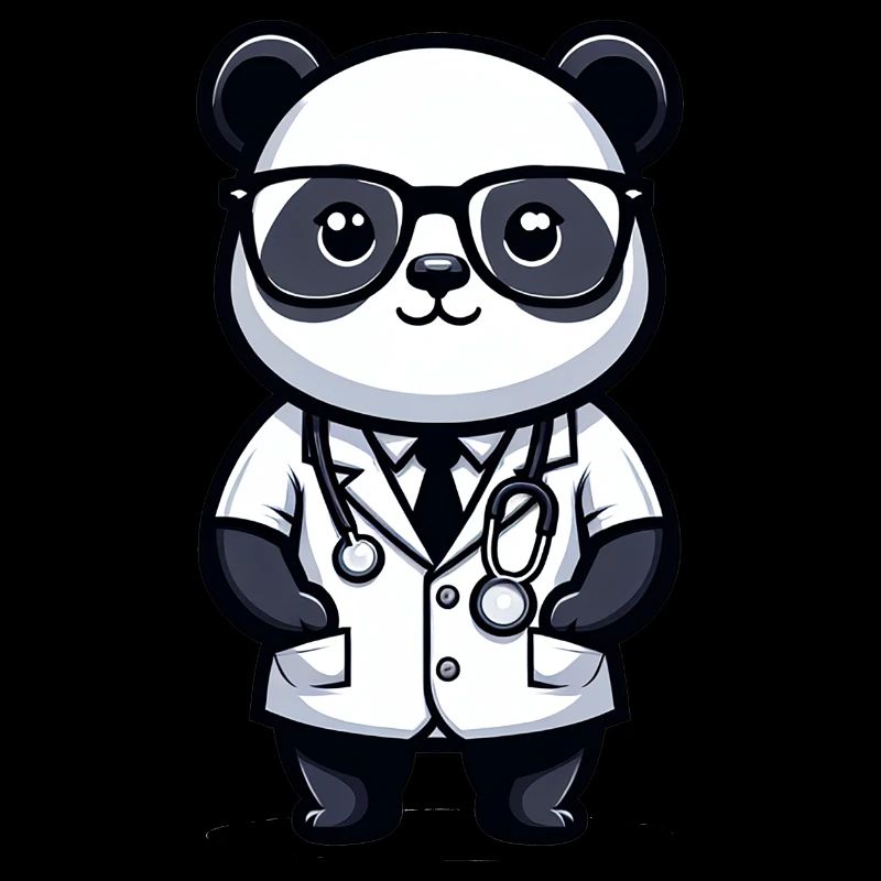 Cute Panda Doctor