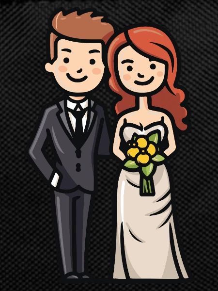 Wedding Bride Groom Newlyweds