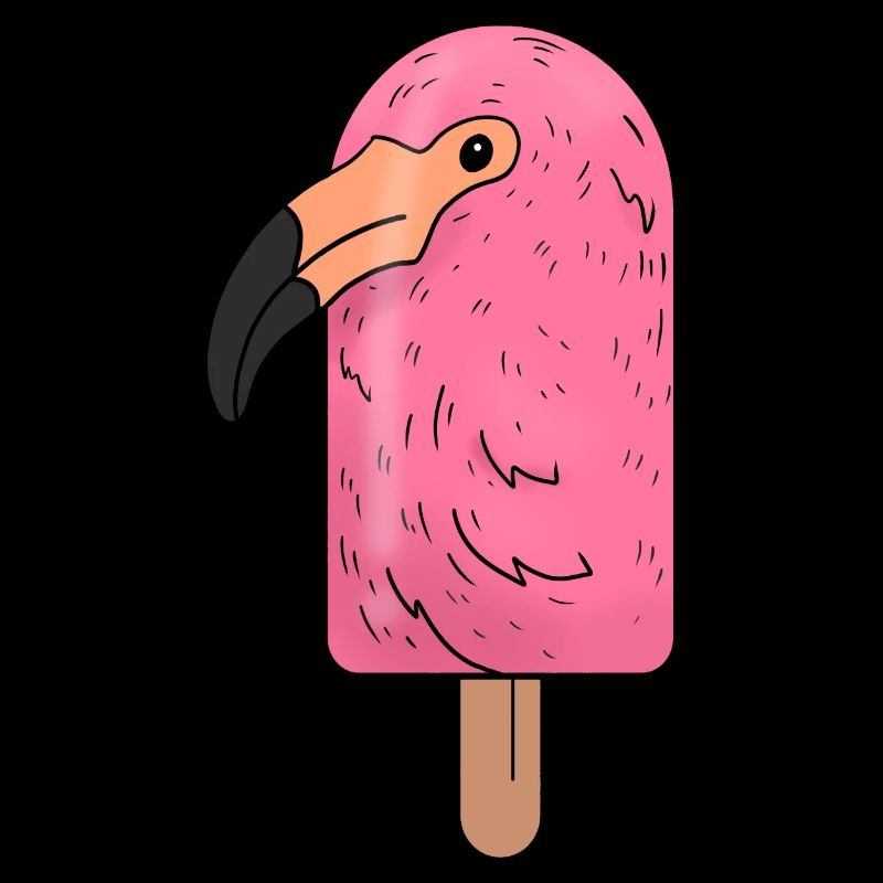 Flamingo Head Popsicle