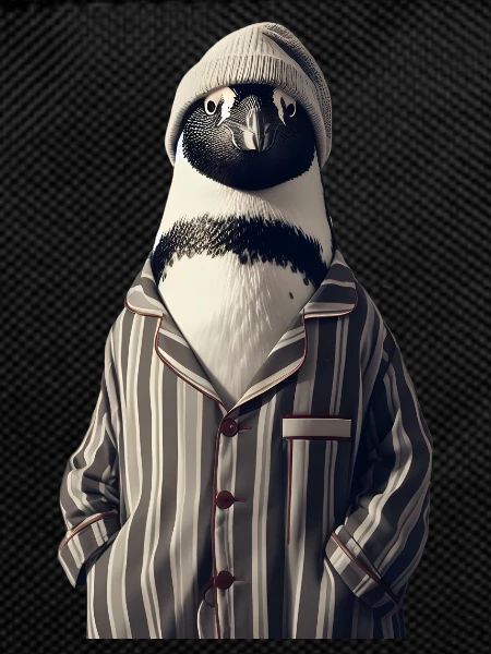Pinguin im Pyjama