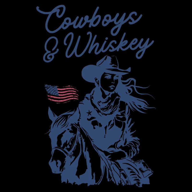 Country Cowboys Et Tequila Rodeo Vintage Cheval