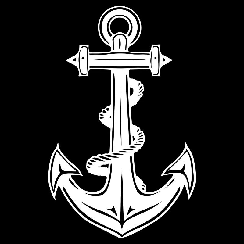 Symbole d’ancre Silhouette Harbour