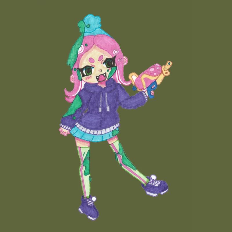 Inkling Mädchen | Pink 2 | Splatoon