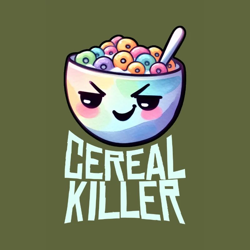 Cereal Killer Breakfast Pun