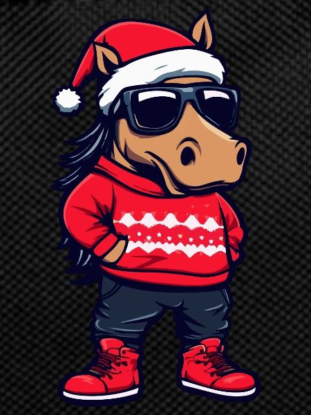 Horse Christmas X-Mas