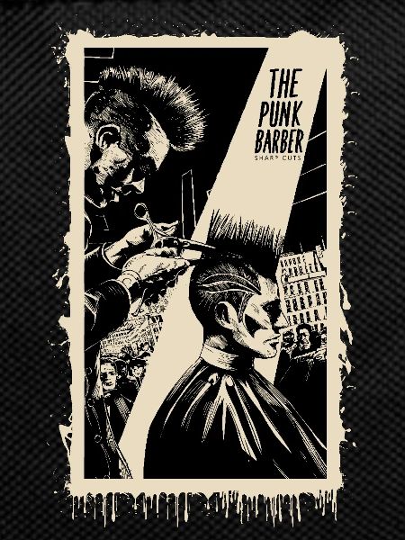 Punk barber sharp cuts