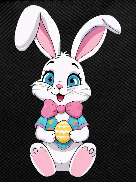 Osterhase mit Ostereiern