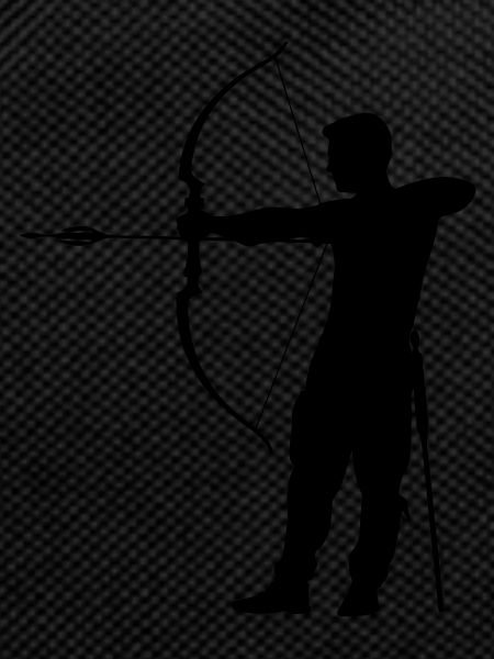 Archery Man Silhouette