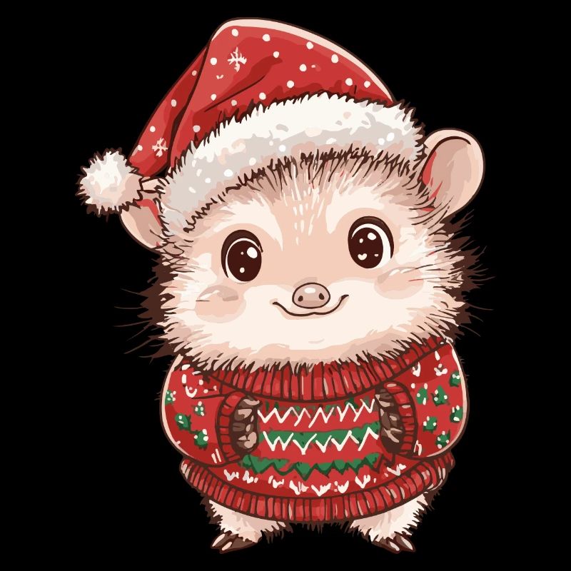 Igel Weihnachten Comic