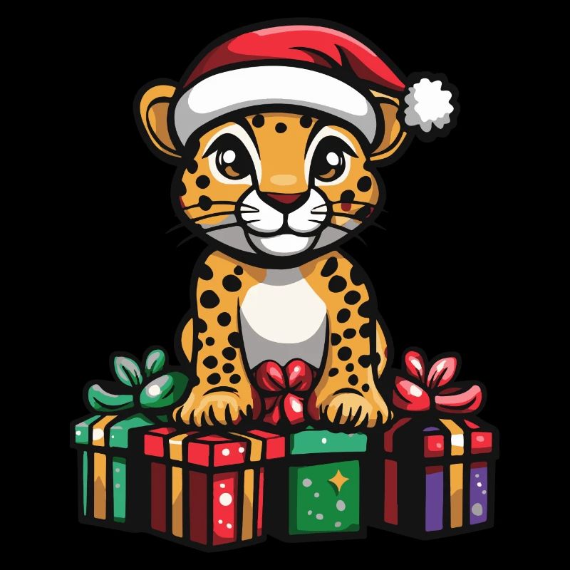 Cadeaux de Noël guépard