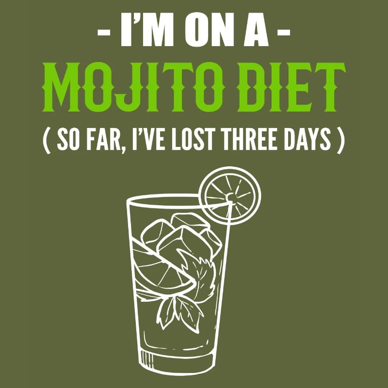 Mojito Diet Strong Drinker Gift
