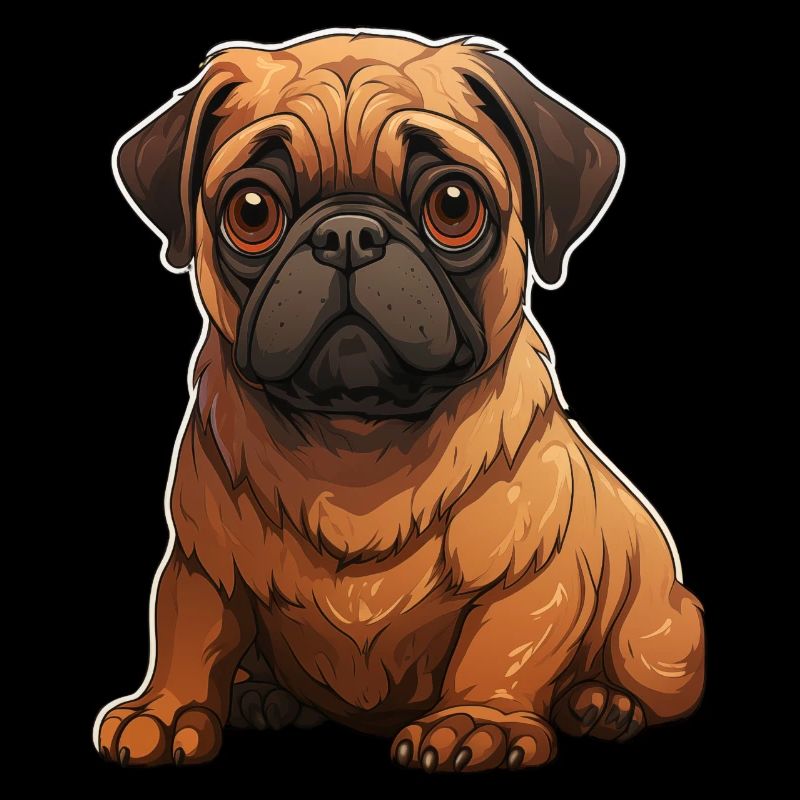 Pug Portrait