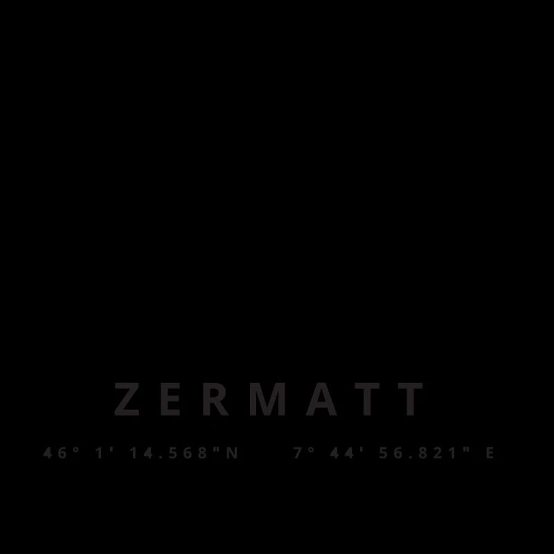 Minimalistisches Zermatt-Logo