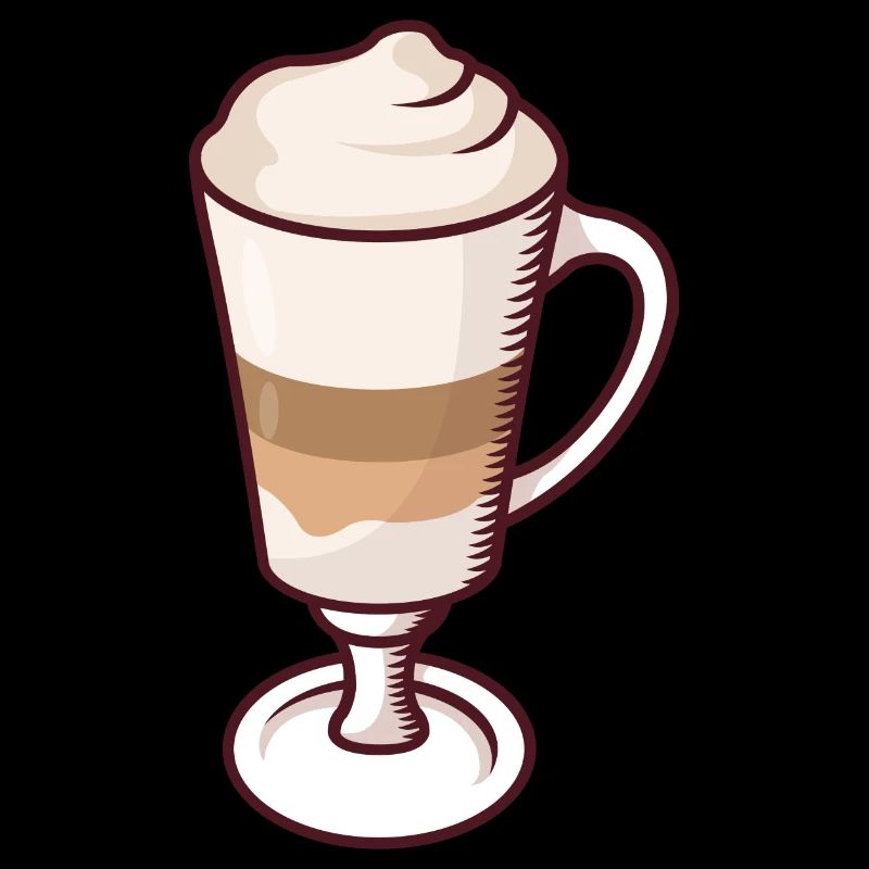Latte mit Schaumstoff