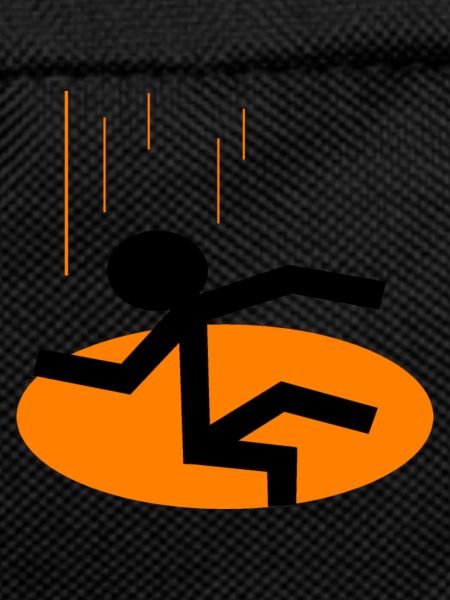 Stickman fall in hole