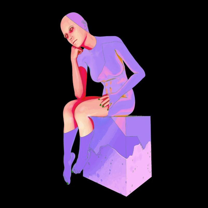 The thinker, female thinker