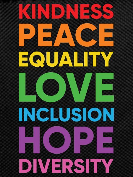 Human Peace Equality Kindness Diversity