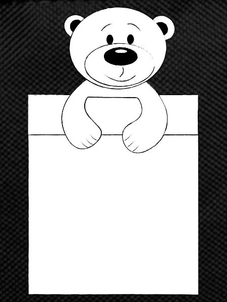 Bear in bed