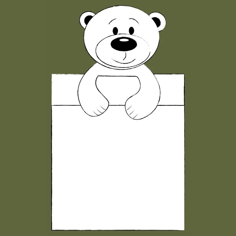 Bear in bed