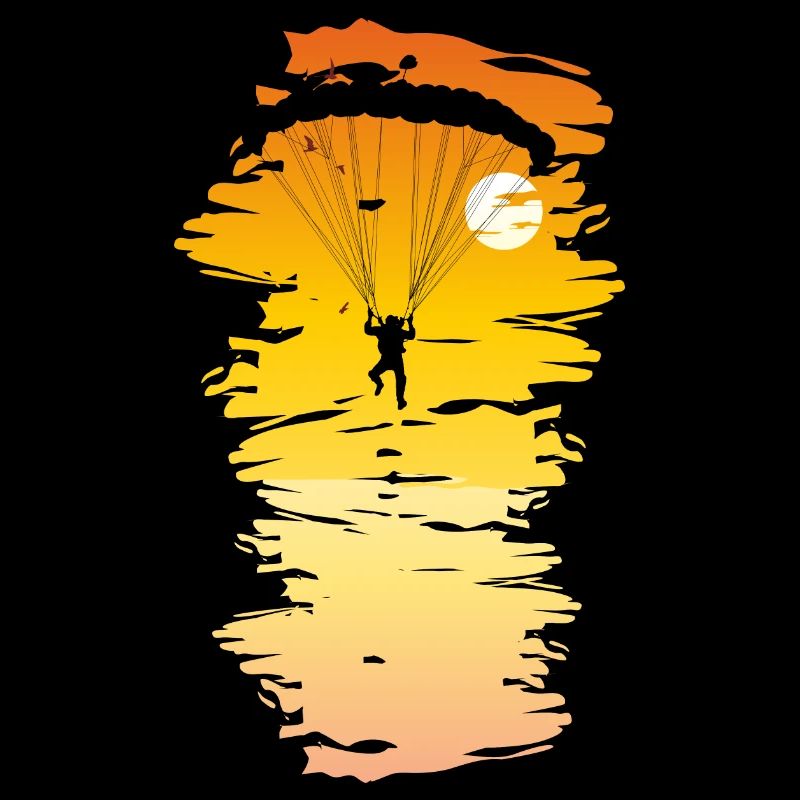 Parachutist Skydive Parachute