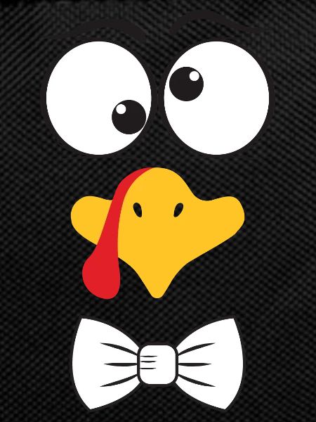 Funny Turkey Face Boy