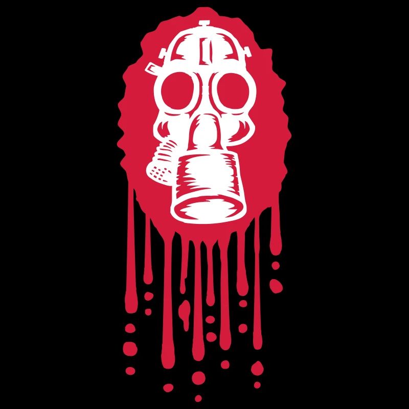 Drops Gas Mask Retro Filter