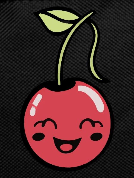 Sweet cherry with face