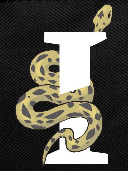 Letter i snake