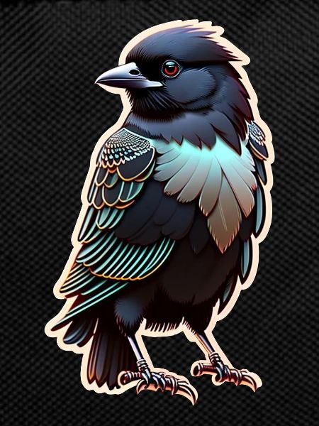 black raven - bird