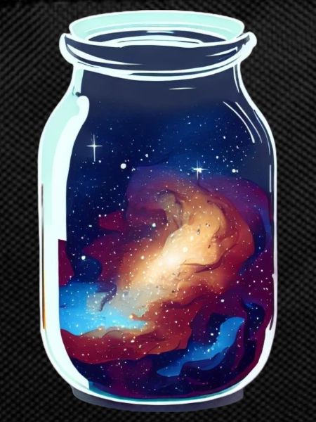 Space enclosed in a jar
