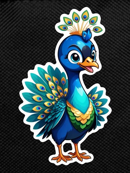 Cute Little Peacock