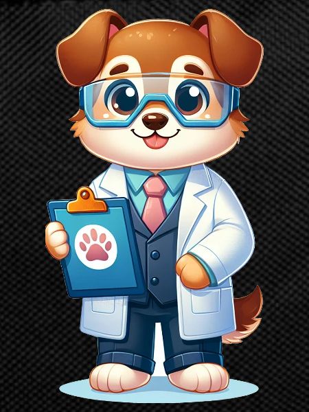 Cute Dog Scientist