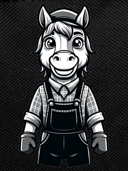 Cute Horse Farmer