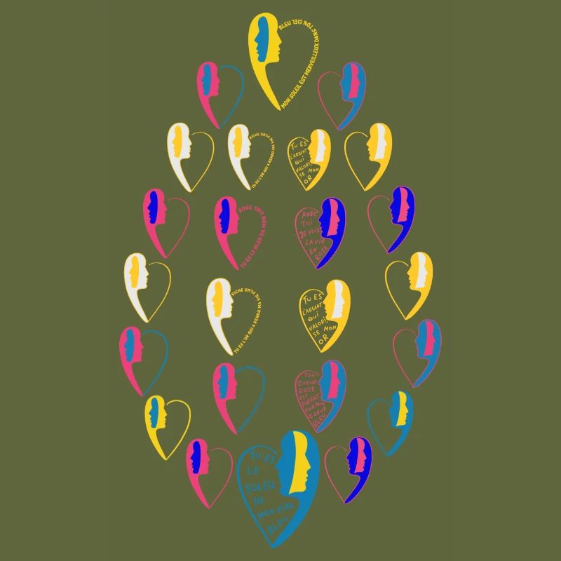 La pointe de la flèche de cupidon.