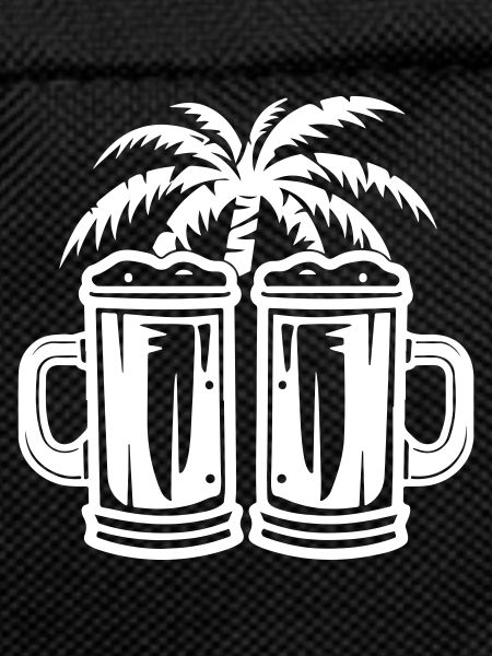 Beer Palm Trees Island Vacation