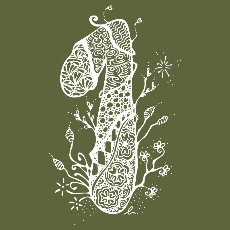 1 zentangle white
