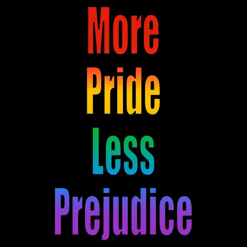 More Pride Less Prejudice rainbow