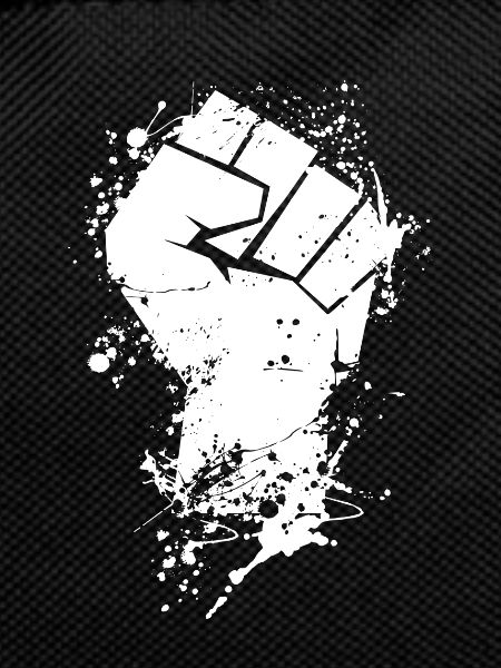 Revolution Fist in White