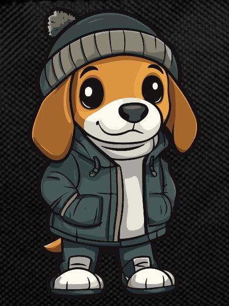 Beagle Dog Cartoon
