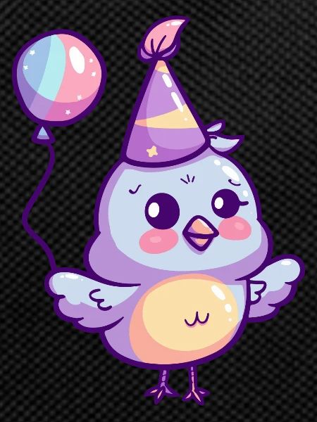 Dove Bird Birthday Baby