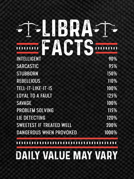 Libra Facts Friendly Person Poison