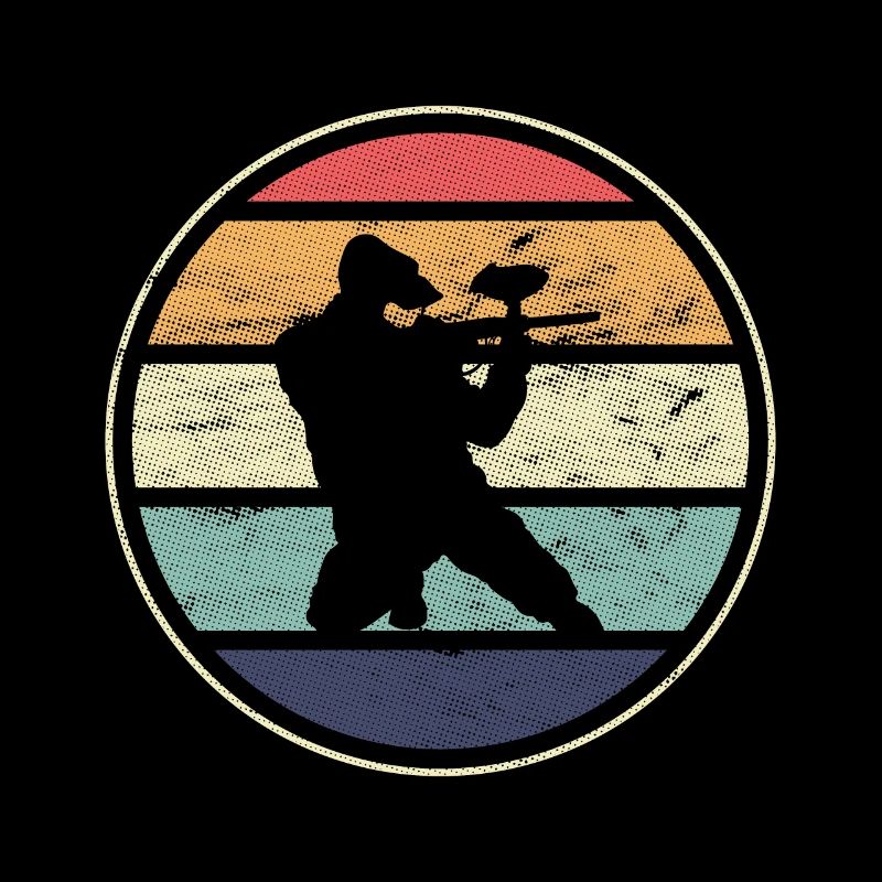 Paintball Retro Hobbyist Geschenk