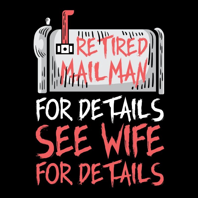 Pensionierter Mailman Briefträger Geschenk