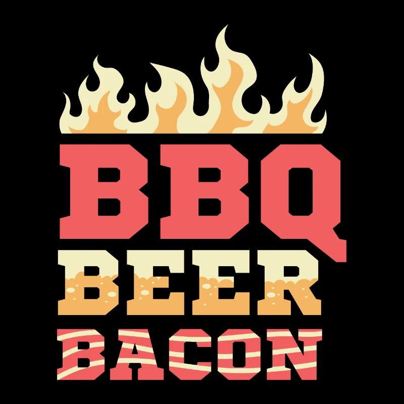 BBQ Beer Bacon Strong Drinker Cadeau