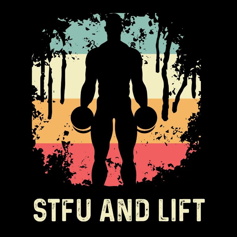 STFU und heben Bodybuilder Gift