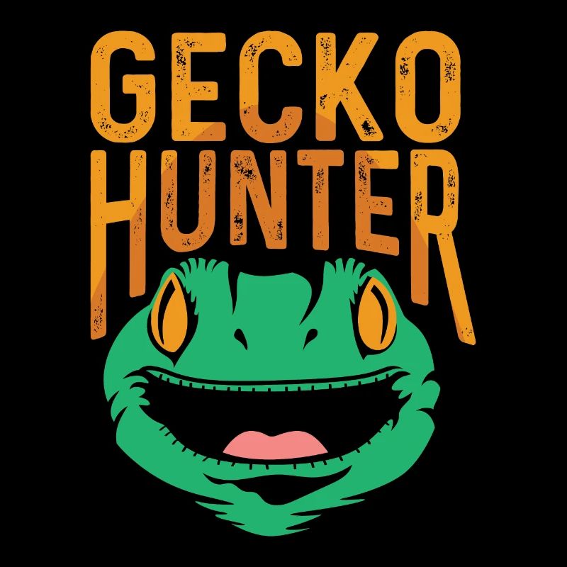 Gecko Hunter Tierpfleger Geschenk