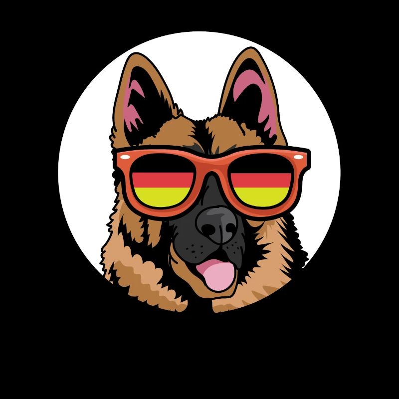 Coole deutsche Schäferhund Tierliebhaber Gift