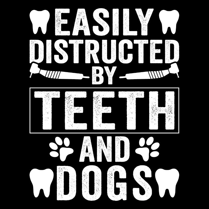 Facilement distrait par les dents et les chiens