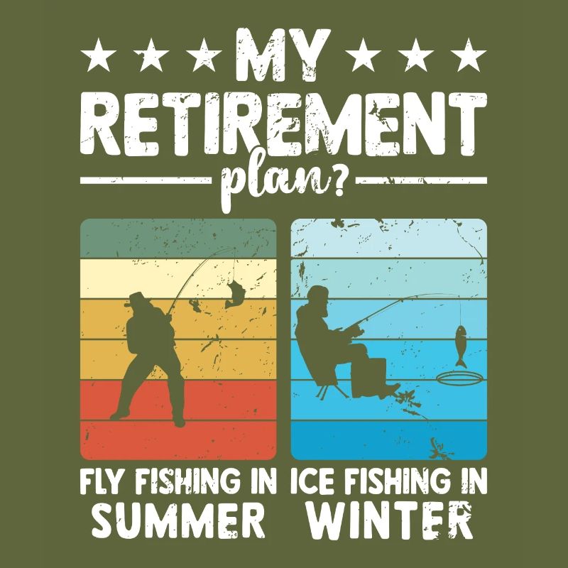 Pensionsplan Fliegenfischerei -Eisfischen